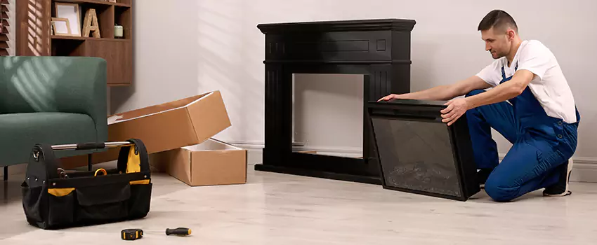 Old Rusted Metal Fireplace Repair And Replacement in Riverside, OH